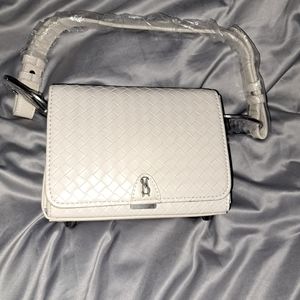 Tan Cross body box bag